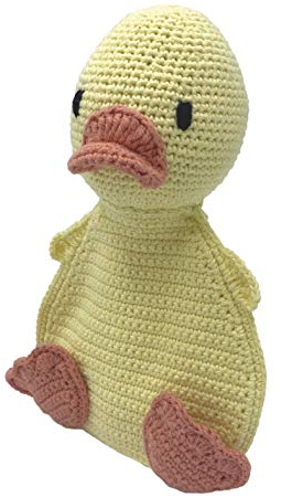Hardicraft Häkelpaket Häkelset Eco-friendly zum selber machen mit Anleitung und Material für Jenny Ente aus Öko-Baumwolle
