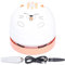 Tnfeeon Aspiradora de Escritorio con diseño Animal Lindo, Mini barredora de Polvo de Mesa con Carga USB con Teclado inalámbrico de diseño Giratorio de 360 ​​° para Oficina en casa(Gato)