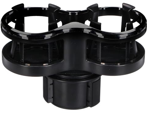 SIXTOL CAR CUP HOLDER 1 | Expander-adapter för bil med justerbar bas och underlägg | flesta bilmugghållare | kompatibel med flaskor upp till 7 cm i diameter | stora drycker | mugg