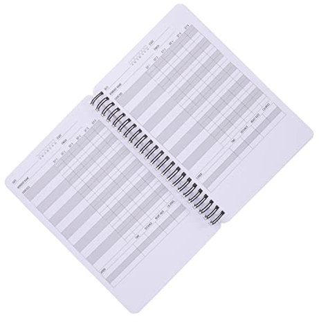STOBOK Übungstagebuch Für Training Trainingsnotizbuch Für Fitness Fitnessstudio-tagebuch Mit Spiralbindung Trainingsplaner Zur Fortschrittsverfolgung Trainingsnotizbuch Für Männer