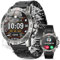 Montre Connectée Homme avec Bluetooth Talk 1.39 5ATM Etanche Smartwatch avec Oxymètre, Moniteur de Fréquence Cardiaque,Moniteur de Sommeil,110+ Modes de Sport,Assistant Vocal Compatible Android iOS
