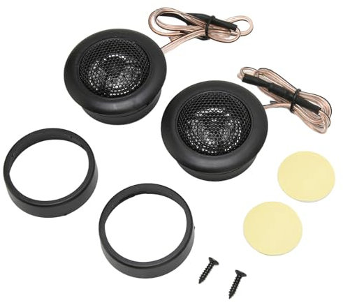 Yctze Altavoz Estéreo de Alta Sensibilidad de 800 W con Tweeter de Cúpula para Automóvil de 2 Piezas: Tweeters para Automóvil de Primera Calidad, Parlantes para de Sonido, Parlantes