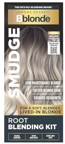 Jerome Russell Bblonde SMUDGE Root Blending Kit in Subtle Cool | Professional Root Blending Kit | Natural, Lived-In Blonde Look