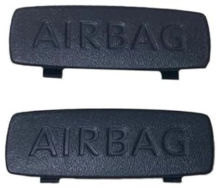 Inovey Intérieur De Voiture A B C Couverture De Pilier Airbag Emblem Trim Cap 3C0853437C 1K8853437 5G0853437 Compatible avec VW Golf 5 6 GTI Jetta Mk5 A5 A6 Passat CC B6 B7 -Noir