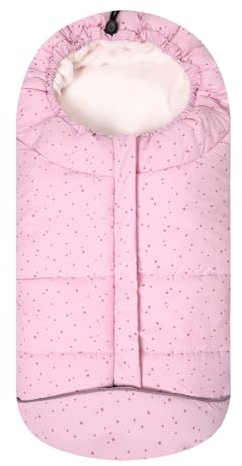 Baby Schlafsack 3 Tog, Kinderwagen Schlafsack Neugeborenen Fußsack 0-6 Monate, Rosa