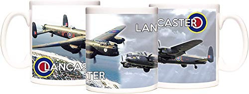 AVRO Lancaster Bomber Gift Mug. Dishwasher Safe. 11oz Ceramic Mug, Full Colour Picture