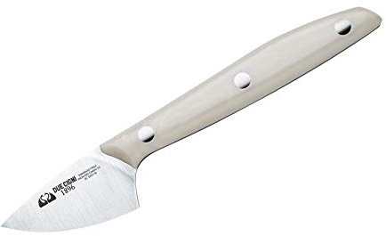 Due Cigni 1896 Hartkäsemesser POM Weiß Klinge: 5 cm