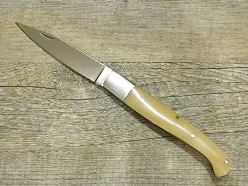 generico Knife Coltello 18,5 CM Tipo Pattada PATTADESA Manico in Osso di Tibia 60321
