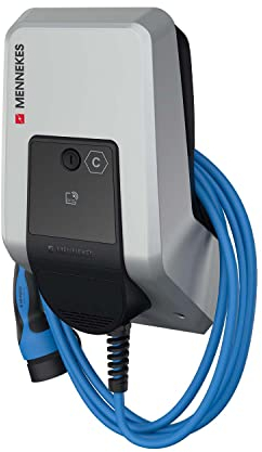 Mennekes 1349201 AMTRON Charge Control 11 C2-11 kW Wallbox mit 7,5m PKW-Ladekabel -Heimladestation KfW-förderfähig RFID