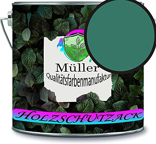 Müller - Vernice protettiva per legno, resistente alle intemperie, protezione a lungo termine dagli agenti atmosferici, colore protettivo per legno RAL 6000 patatinagrume