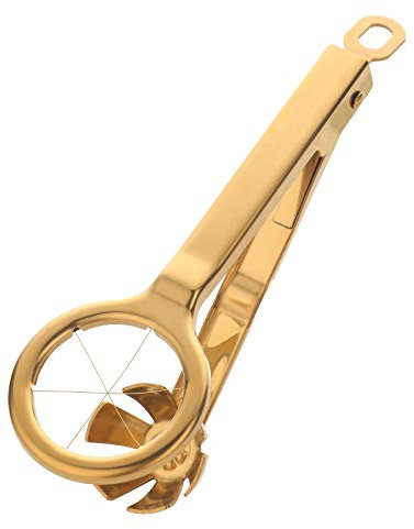 Stainless Steel Egg Cutter Hexagonal Cutting Cooked Eggs Tool Separater Fancy Egg Splitter Kitchen Mold Creative Slicer Gadgets-Gold