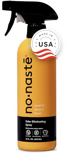 Nonaste Odor Eliminating Spray for Shoes, Gym Bags, Sports Gear & Yoga (16 Oz, Pack of 1) | Long-Lasting Fabric Refresher with Enzymes | Shoe Deodorizer & Gym Bag Deodorizer, Fabric-Safe