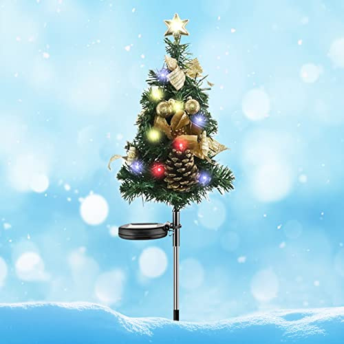 Solar Lichterkette Weihnachten,Weihnachtsdeko Solar Außen,Christbaum Lichterkette,IP65 Wasserdicht Weihnachtsdeko Für Garte,Led Weihnachtsgarten Dekoration,für Garten Rasen Hof Weihnachten Party