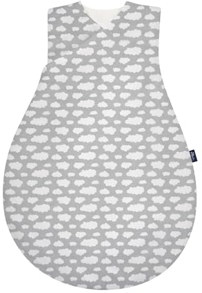 Alvi Mäxchen Außensack Exklusiv Wickel Mäxchen ärmellos | Baby Schlafsack mitwachsend 2,0 TOG | Kinder Schlafsack 100% Baumwolle | Babyschlafsack | Ganzjahresschlafsack