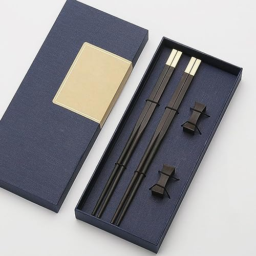bacchette giapponesi chopsticks bacchette Bacchette usa e getta 2 paia, paio di bacchette domestiche antiscivolo(Color:2,Size:)