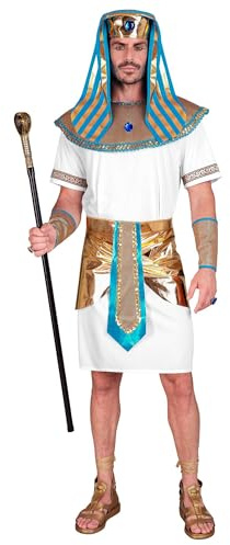 W WIDMANN MILANO Party Fashion - Pharaoh Costume for Men, Egyptians, Ancient Times, Carnival, Theme Parties
