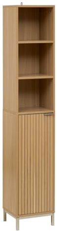 5 five simply smart 5five - colonna tasso 1 anta effetto legno naturale