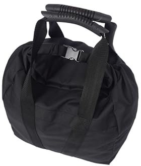 BANGHA Sandsack Fitness,Fitness Sandsäcke Gewebter Gewichtheber-Sandsack for Fitness im Freien, tragbarer Gewichtheber-Sandsack, tragbarer Übungs-Sandsack(Black)