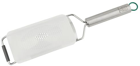 Lo chef incontra Fackelmann – Grattugia in acciaio inox di alta qualità per grattugiare zenzero, noce moscata, parmigiano e cioccolato, lavabile in lavastoviglie