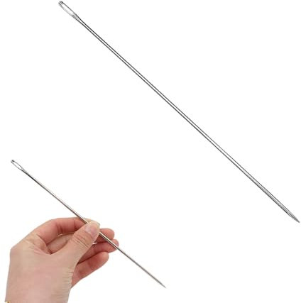 Nähnadeln Mit Großem öhr,Großes Stopfnadel Zubehör,Wollnadel Zum Vernähen,Stricknadel Leder,Sewing Needles,Largeeye Gerade Dicke 3mm,für Stricken Gobelin Leder Vernähen Embroidery Threading Artifact