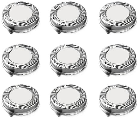 Têtes De Rechange For Rasoirs Électriques SH50, Compatibles Avec Philips,5000 S5210 S5370 PT730 AT810(9 pcs)