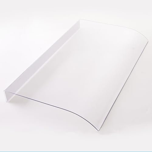 Auvent De Fenêtre Invisible, Marquise Porte D'entree Polycarbonate Transparent, Auvent Voûté, Marquise Abri Banne Entree Protection, Pour Balcon, Fenêtre, Vitrine, Terrasse(50x80cm/19.7x31.5in)