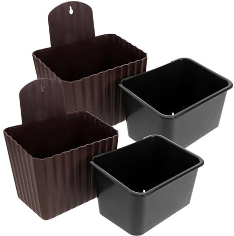 BESTonZON 2pezzi Vasi Autoirriganti in Plastica Fioriera Decorativa Fioriera Autoirrigante Per Piante Da