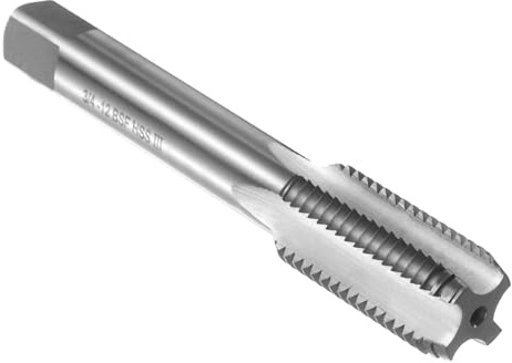 QUARKZMAN Macho De Roscar A Mano 3/4-12 BSF 2B Estilo De Fondo Machos De Roscar Acero Rápido HSS6542 Ranuras Rectas Herramienta De Roscado