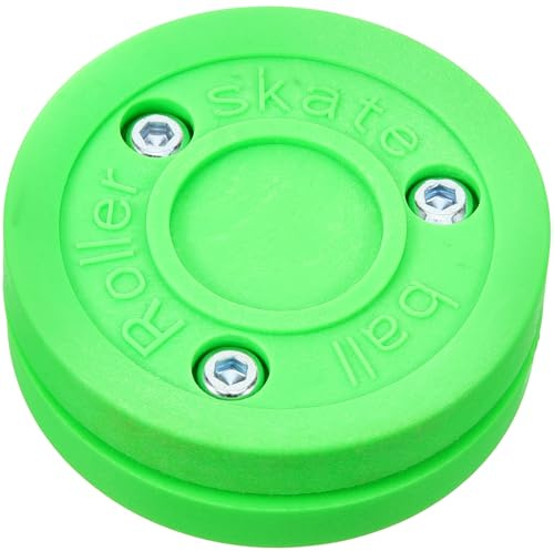 Healeved Disco de Hockey de Entrenamiento para Interior y Exterior Disco de Plástico ABS Resistente Pelota para Hockey sobre Hielo y Patines Línea Accesorio Versátil para Práctica y