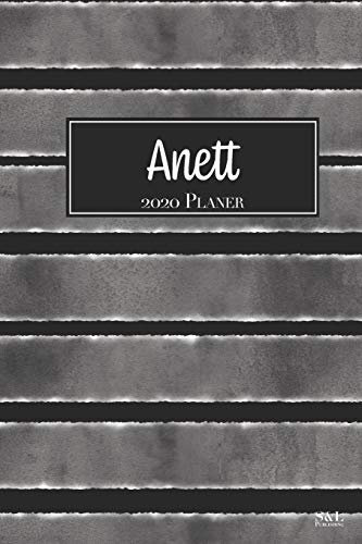 Anett 2020 Planer: A5 Minimalistischer Kalender Terminplaner Jahreskalender Terminkalender Taschenkalender mit Wochenübersicht