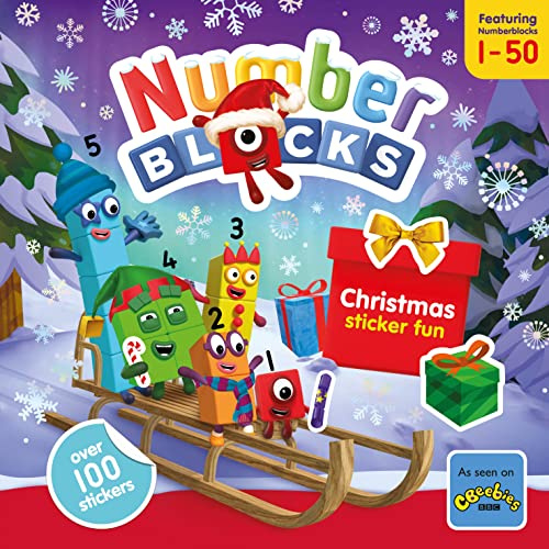 Numberblocks Christmas Sticker Fun: Official Sticker Activity Book With Over 100 Stickers! The Perfect Gift of Numberblocks Fans (Numberblock Sticker Books)