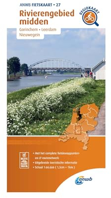 27 Rivierengebied midden (Gorinchen/Leerdam/Nieuwegein): Fietskaart mit Radwegen (Fietskaarten, Band 27)