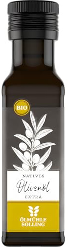 ÖLMÜHLE SOLLING - BIO Olivenöl aus Italien | Natives Olivenöl, vollmundig und fruchtig im Geschmack. Ideal für Pasta, Pizza & Salate sowie für Haut-& Haar | Inhalt: 100 ml