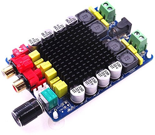 Q-BAIHE TDA7498 - Scheda amplificatore digitale ad alta potenza, 2 x 100 W, amplificatore per computer stereo a doppio canale