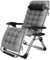 CHAIRQEW Patio-Gartenstühle, die für schwere Leute stützen Schwerelosigkeit-Garten-Strand-Plattform-Sonnenruhesessel Support200kg im Freien, Metall, (Color : Silver)