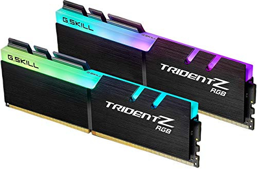 G.SKILL 64GB DDR4 TridentZ RGB 3200Mhz PC4-25600 CL16 1.35V Dual Channel Kit (2x32GB) for Intel Z270