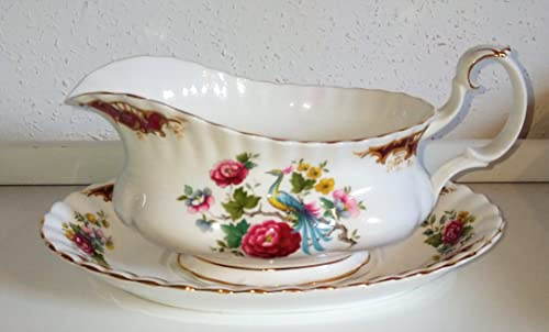Royal Albert/Sauciere mit Unterteller/Original /  Chatelaine  /