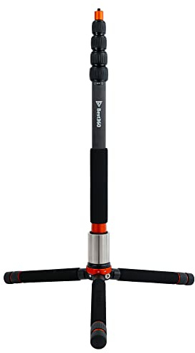 Best360 Monopod Pro Carbon Fiber Edition 360 Camera Stand, Compatible with Insta360 X5, X4, X3/DJI Osmo 360/GoPro MAX 2/Ricoh Theta X, Z1/Kandao Qoocam 3 Ultra