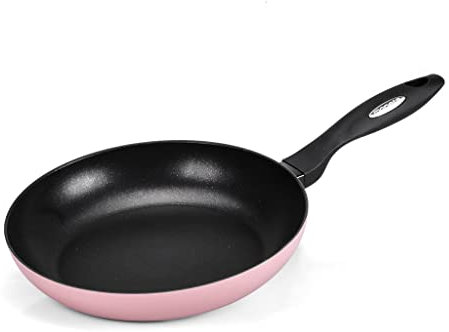 Moneta Pastel Chic padella 26 cm, Rosa pastello, Per ogni piano cottura incluso l'induzione. Made in Italy.