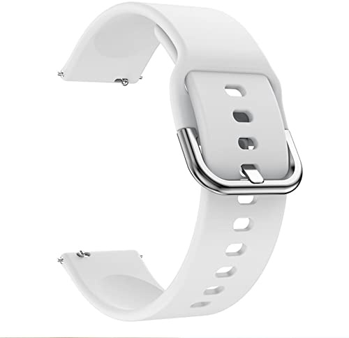 TONALIDAD 20mm 22mm Silicone Smart Watch Correas Compatibles Con La Mayoría De Los Relojes Con Una Pulsera De Banda (Color : Black Gray, Size : 20mm Universal)