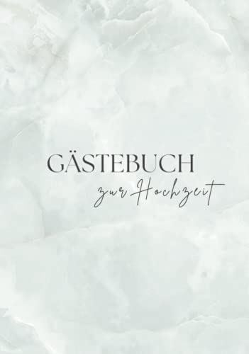 Gästebuch zur Hochzeit für Erinnerungen und Glückwünsche: 100 Seiten mit Fragen zum Ausfüllen inkl. Platz für Fotos