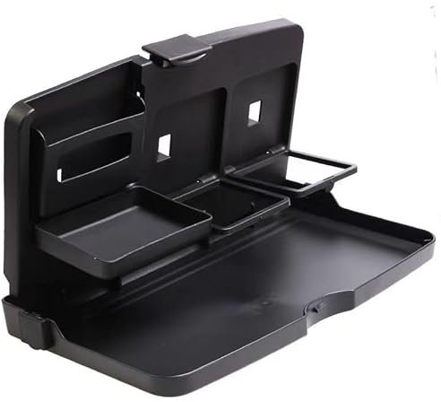 RIKCAT Auto Tisch Tablett für Peugeot Traveller Long, Rücksitz Organizer Autositz Tablett Faltbare Getränkehalter Multifunktional Rücksitzschreibtisch Zum Rückenlehnenschutz Autositze Zubehör,D