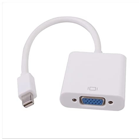 EVURU M~ni DP A Vga Cable Adaptador M~ni DisplayPort Thunderbolt a VGA D- Cables Sub Converter 1080P Compatible with MacBook Pro Air iMac M M~ni