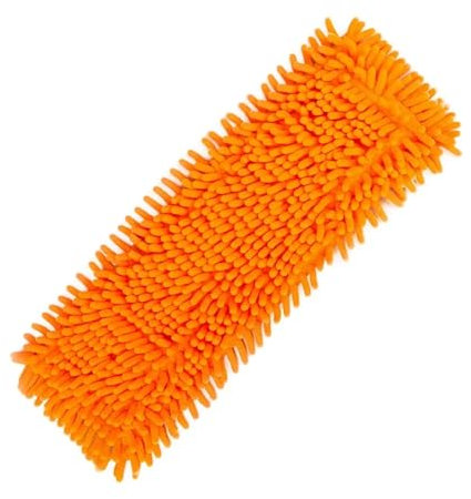 Microfiber Mop Washable Head Pads Compatible With Flat Dust Mops Kitchen Household Cleaning Tools Cloth Bathroom Accessories Replacement Mop (Color : Orange)