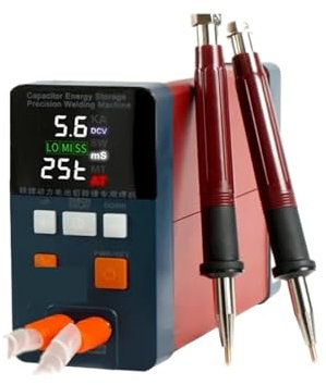 Kit saldatore a punti a batteria, Saldatrice a punti a impulsi ad alta corrente 3500A 801H, le batterie al litio ferro fosfato possono essere saldate saldando alluminio e nichel Per realizzare pacchi