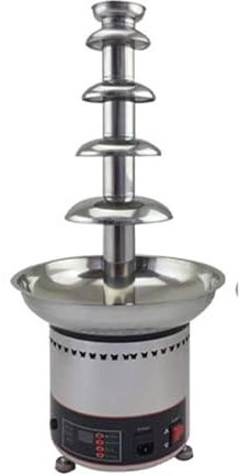 Commercial Electric Chocolate Fountain - Stainless Steel Sauce Melting Pot for Party, Wedding, Buffet Equipment - 4/5/6/7-Tier Chocolate Waterfall Machine