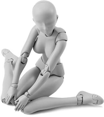 Uxsjakjsd Künstlerpuppen, Kunstpuppen, Zeichenwerkzeuge, Kleines Zeichenfigurenmodell zum Skizzieren, Malen, Figur, A