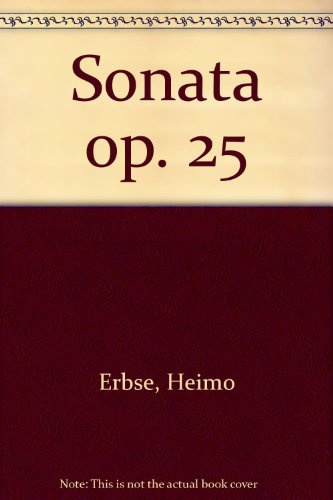 Sonate: op. 25. Flöte (Alt-Flöte) und Klavier. Spielpartitur.