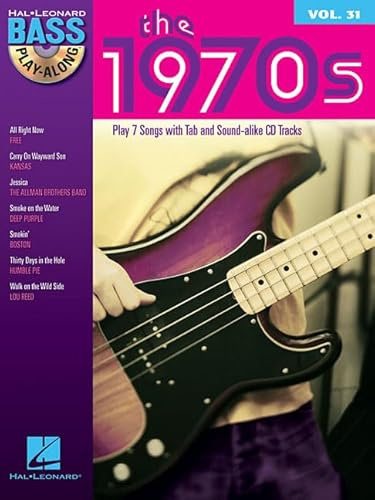 The 1970s [With CD (Audio)] (Bass Play-along, Band 31)