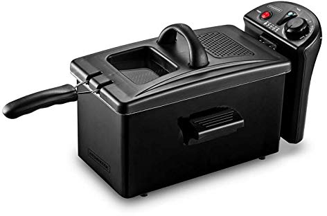 Kitchencook - Friteuse 3l Inox Semi Pro - 2100w - Couvercle Avec Fenêtre - Rangement Compact - Pieds Antidérapants